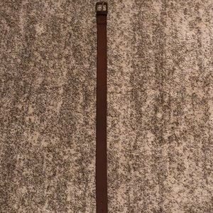Name brand male brown Belt,size 32,genuine leather
